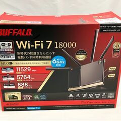 BUFFALO WXR18000BE10P AirStation Wi-Fiルーター Wi-Fi7 18000 無線