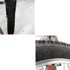 CAPTAINSTAG WILDER 20インチ 折りたたみ自転車 6段変速 極太2.8タイヤ マットブラック キャプテンスタッグ 苫小牧西店の画像