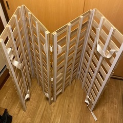 4つ折り 桐 すのこベッド シングルの画像