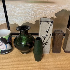 花瓶・陶器6点セット　インテリアや生け花に！まとめ売り　引き取り限定