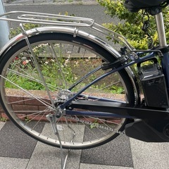 🔵中古車🔵 美品✨　2023年モデル　ティモDX　27インチ　Panasonic　電動自転車　電動アシスト自転車　バッテリー16AH　　中古自転車　点検調整永久無料✨　整備済み　西宮市の画像