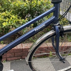 🔵中古車🔵 美品✨　2023年モデル　ティモDX　27インチ　Panasonic　電動自転車　電動アシスト自転車　バッテリー16AH　　中古自転車　点検調整永久無料✨　整備済み　西宮市の画像