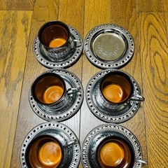 カップ 5個 ＆ 受け皿6枚 セットの画像