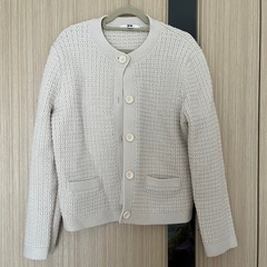 UNIQLO ニットカーディガン　オフホワイト