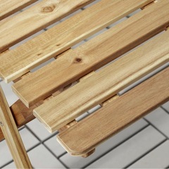 美品【 IKEA - イケア -】木製テーブル 折りたたみ式 の画像