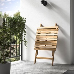 美品【 IKEA - イケア -】木製テーブル 折りたたみ式 の画像