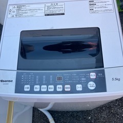 (運搬費込)ハイセンスオシャレ洗濯機