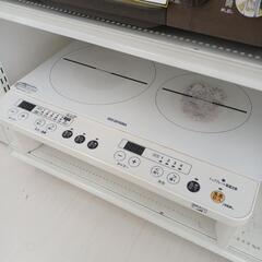 ★ジモティー割あり★2口IHコンロ　アイリスオーヤマ　Ihk-W...