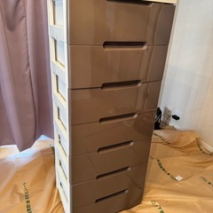 衣類タンス茶色5/4引取り希望