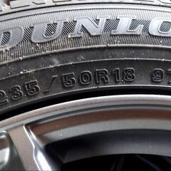 【未使用】DUNLOP　winterMAXX02 未使用　235/50R18　ホイール付きの画像
