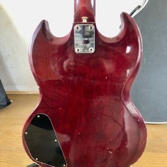 【値引きあり】Greco エレキギター バーガンディ ハードケース付き　ワインレッドの画像