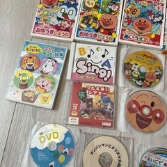 アンパンマン　しまじろうなどDVDセットの画像