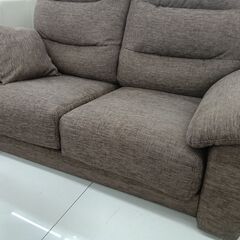 ★ジモティ割あり★  ソファ ブラウン H86×D87×W158 クリーニング済み HJ6473の画像