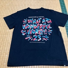 スプラッシュTシャツ(ブラック) Sサイズ　What a Wonderful World!! 23 モンゴル800の画像
