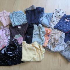 【水着有】100-110cm 女の子 夏服 19点セット