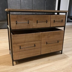 ラック　小物収納　アイアンウッド