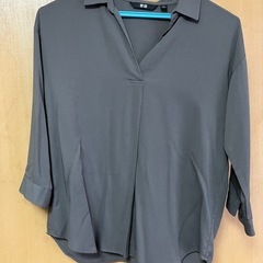 ユニクロ　スキッパーシャツ