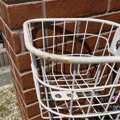 子ども自転車　補助輪付き　中古品　18インチの画像