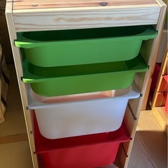 IKEA トロファスト　収納コンビネーション　ボックス付き　子供...
