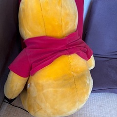 くまのプーさん　60センチ　特大ぬいぐるみ　汚れありの画像