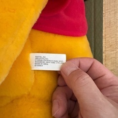 くまのプーさん　60センチ　特大ぬいぐるみ　汚れありの画像