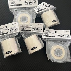 【新品未使用】メモックロールテープ（白）