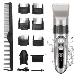 【新品未使用】① コードレスバリカン プロ仕様 電動ヘアカッター...