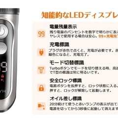 【新品未使用】① コードレスバリカン プロ仕様 電動ヘアカッター 調節可能 静音モーター USB充電式 長時間使用 IPX7防水設計 家庭用/プロ用 大人＆子供対応 多機能バリカンセット 髪＆ひげカット 簡単セルフケア 初心者向け プレゼントにも最適の画像