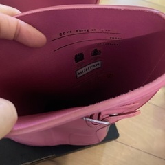UK1 20cm〜21cmくらい？ハンターピンクブーツの画像