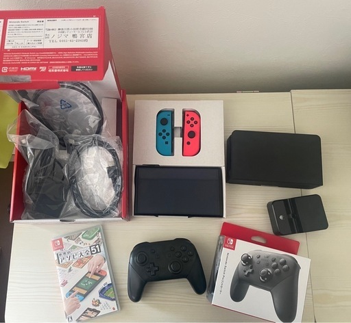 任天堂 Switch 有機EL プロコン＆ソフトセット
