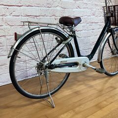  【大人用】整備済中古自転車 ブリヂストン 軽いアルミフレーム 26型カルーサ 緑色 <自転車のオオムラ 静岡店>の画像