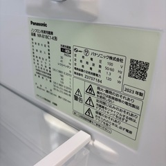 2023年製　冷蔵庫　パナソニック　一人暮らし　黒　単身の画像