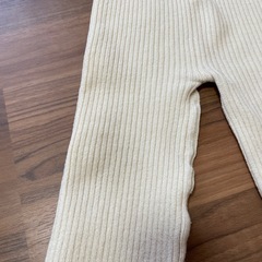 リブ編みニットレギンスパンツ　2本セットの画像