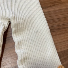 リブ編みニットレギンスパンツ　2本セットの画像