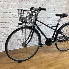 【大人用】整備済中古自転車 ブリヂストン 27型プレスティーノ ベルト駆動  黒色 <自転車のオオムラ 静岡店>の画像