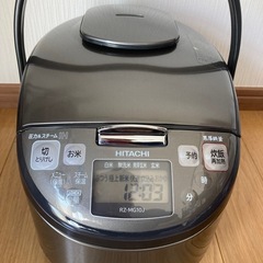 HITACHI 黒厚鉄釜 5.5合 RZ-MG10J 圧力&ｽﾁ...