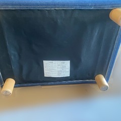 無印良品　オットマン　デニム　程度良好の画像