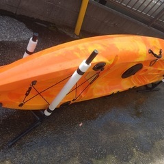 [松戸
市手渡し]☆新品・未使用☆ディスカバリーカヤック1名用