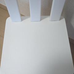 IKEA MAMMUT マンムット
子ども用チェア　ホワイトの画像