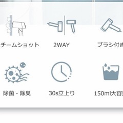 【新品未使用】① アイロン スチーム スチームアイロン 衣類スチーマー 強力スチーム 30秒立上り 恒温 ハンディーアイロン かけたまま しわ伸ばし 軽量 コンパクトの画像