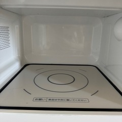 フラット電子レンジ　の画像