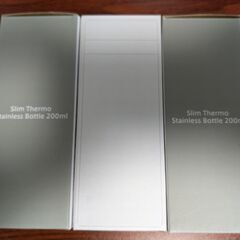 スリムサーモステンレスボトル　200ml x 3個の画像