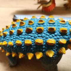 【お値引可能】アンキロサウルスとヴェロキラプトルのソフビの画像