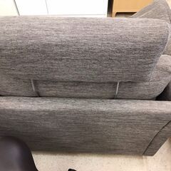 【A653】二人掛けソファ ブラウン 幅177cm×奥行75cm×高さ（座面まで）40cm の画像