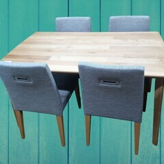 ニトリ　シンプルデザイン　ダイニング5点セット