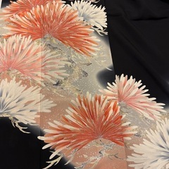 ①リメイク用　黒留袖　5枚セットの画像