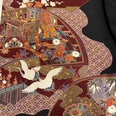 ①リメイク用　黒留袖　5枚セットの画像