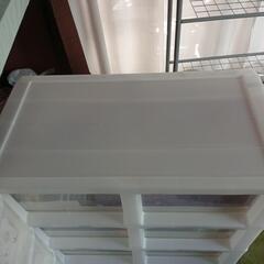 CAINZ 押入れロングチェスト3段 ２個　ホワイトの画像