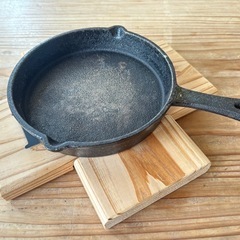 母の日ギフト　杉材鍋敷き　トリペット　ハンドメイドの画像