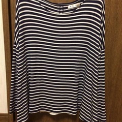 ボーダーカットソー